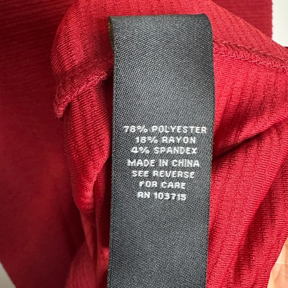Sharagano Rich Burgundy Midi Dress